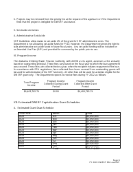ADEM Form 370 Drinking Water State Revolving Fund Preapplication - Alabama, Page 8