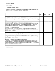 Form DMAS P237 Virginia Individual Developmental Disability Eligibility Survey - Adult Type - Virginia, Page 11