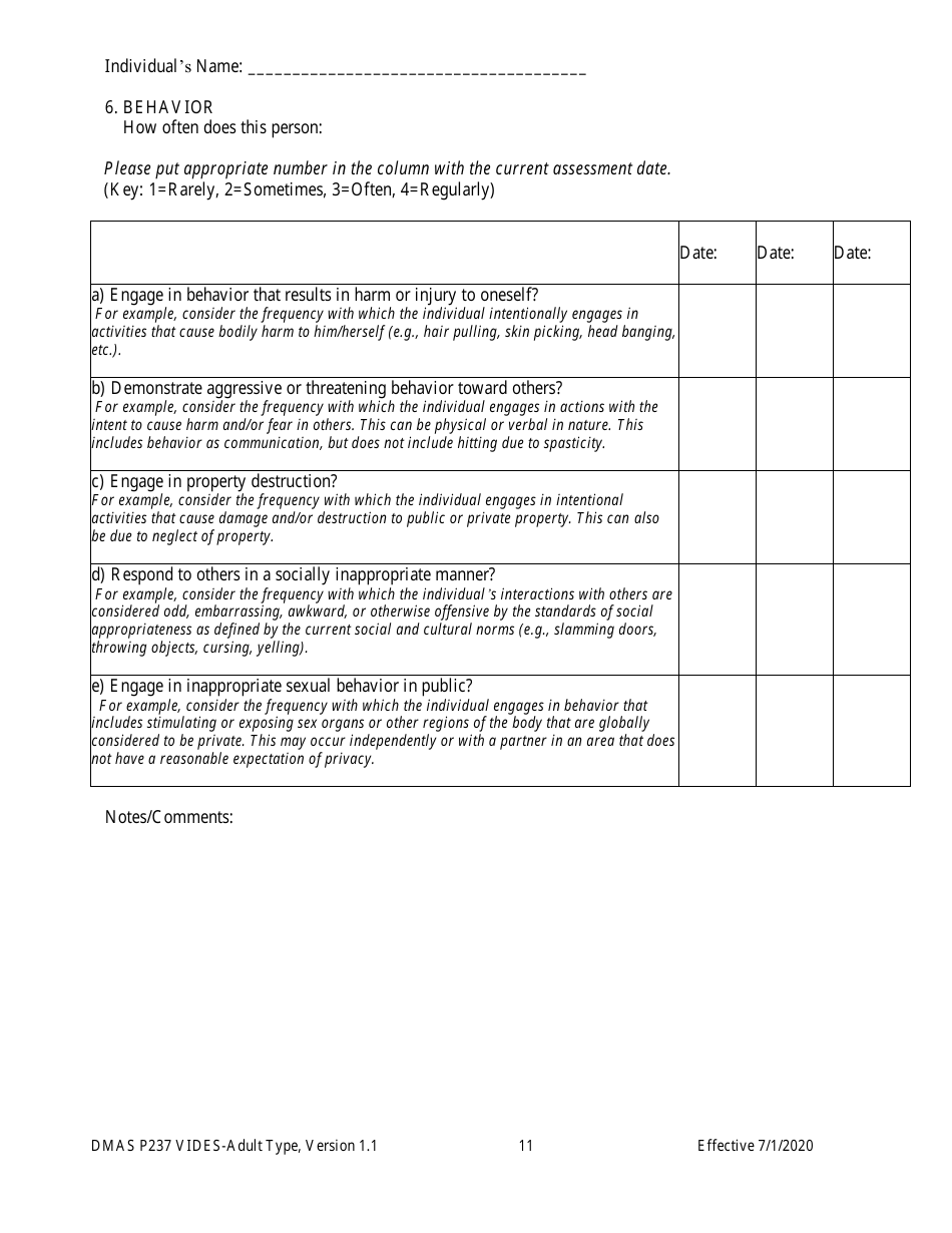 Form DMAS P237 - Fill Out, Sign Online and Download Printable PDF ...