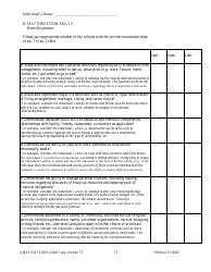 Form DMAS P237 Virginia Individual Developmental Disability Eligibility Survey - Adult Type - Virginia, Page 13