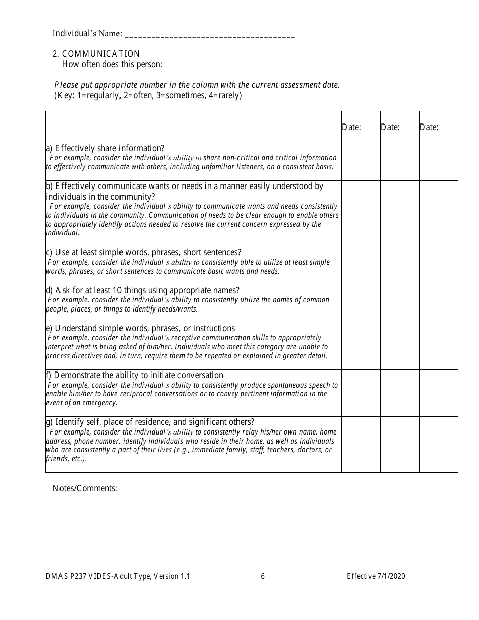 Form DMAS P237 - Fill Out, Sign Online and Download Printable PDF ...