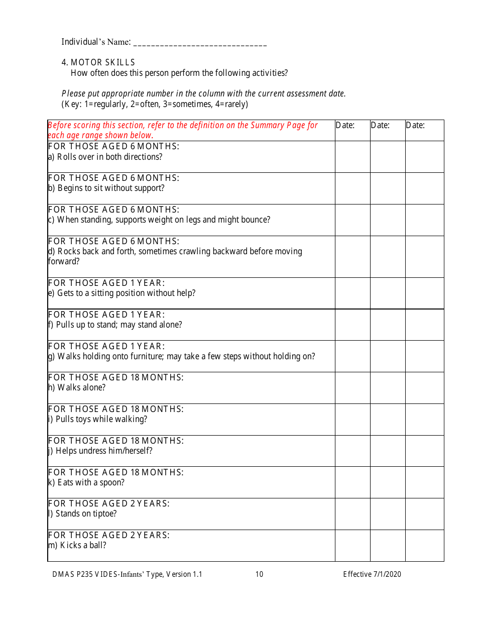 Form Dmas P235 - Fill Out, Sign Online And Download Printable Pdf 