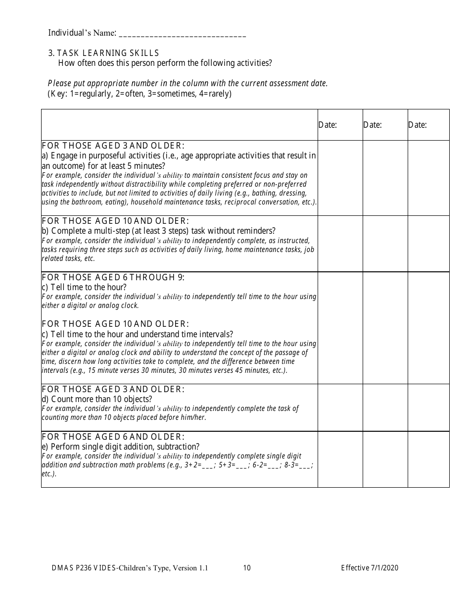 Form DMAS P236 - Fill Out, Sign Online and Download Printable PDF ...