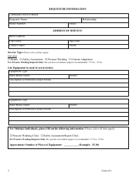 Form 101 Request for Durable Medical Equipment Services - Virginia, Page 2