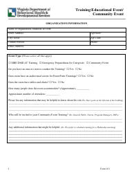 Form 101 Request for Durable Medical Equipment Services - Virginia, Page 3