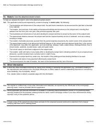 Form 2029E Application for Consent Under Section 53 of the Planning Act - Ontario, Canada, Page 10