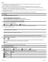 Form 2029E Application for Consent Under Section 53 of the Planning Act - Ontario, Canada, Page 9