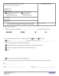 Document preview: Form PL-FL036 Petition for Joinder (Custody & Visitation) - County of Placer, California