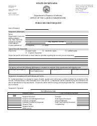 Document preview: Public Records Request - Nevada