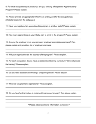 Nevada Registered Apprenticeship Program Interest Form - Nevada, Page 2