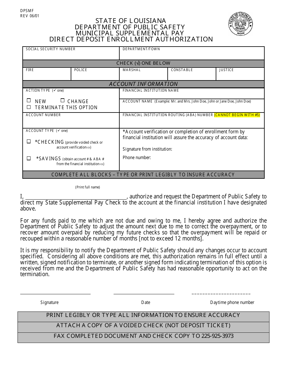 Police Application - Louisiana, Page 5