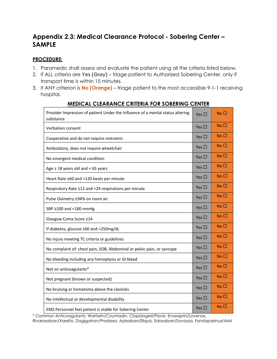 Triage to Alternate Destination Toolkit Appendix - California, Page 13