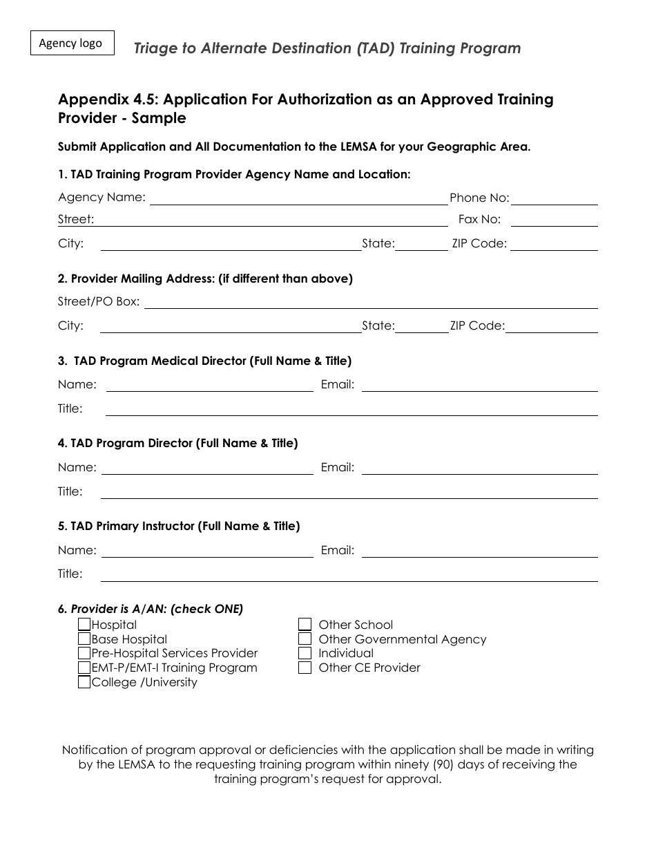 Triage to Alternate Destination Toolkit Appendix - California, Page 31