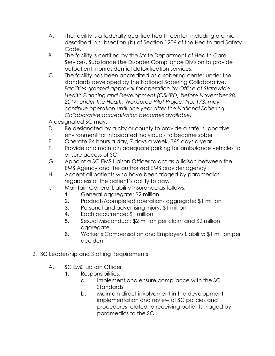Triage to Alternate Destination Toolkit Appendix - California, Page 6