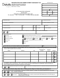 Document preview: Form SFN41216 Registration for Unemployment Insurance Tax - North Dakota
