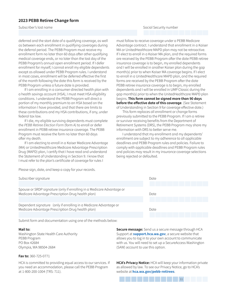 Form hca 51 0007 2023 fill out sign online and download fillable