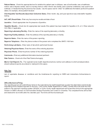 DHEC Form 1129 Disease Reporting Form - South Carolina, Page 4