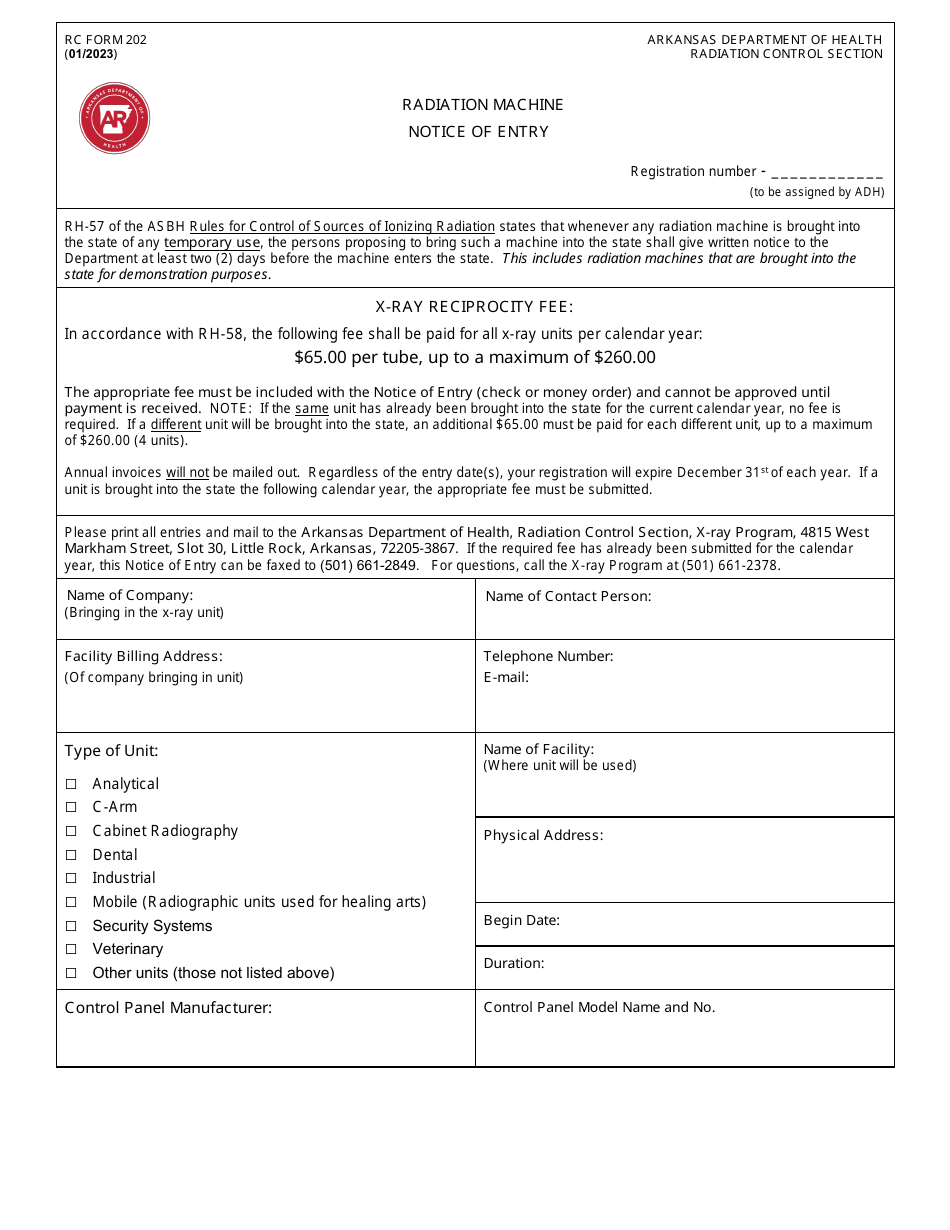 Rc Form 202 - Fill Out, Sign Online And Download Printable Pdf 