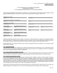 Electric/Natural Gas Vendor Agreement - Midamerican Energy - Low-Income Home Energy Assistance Program - Iowa