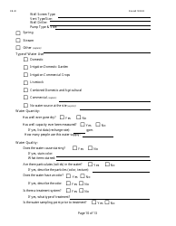 Form EB-40 Pre-blast Survey Form - West Virginia, Page 10
