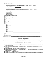 Form EB-40 Pre-blast Survey Form - West Virginia, Page 11