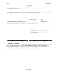 Form EB-40 Pre-blast Survey Form - West Virginia, Page 3