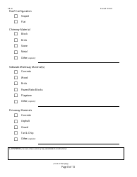 Form EB-40 Pre-blast Survey Form - West Virginia, Page 8