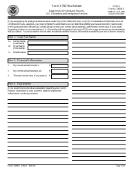 Document preview: USCIS Form I-765WS Worksheet