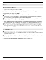 Instructions for USCIS Form I-821D Consideration of Deferred Action for Childhood Arrivals, Page 15