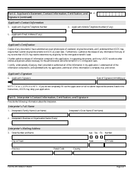 USCIS Form N-470 Application to Preserve Residence for Naturalization Purposes, Page 4