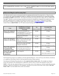 Instructions for USCIS Form I-907 Request for Premium Processing Service, Page 4