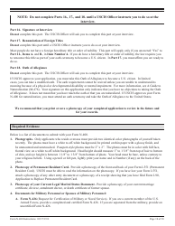 Instructions for USCIS Form N-400 Application for Naturalization, Page 10