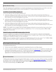 Instructions for USCIS Form N-400 Application for Naturalization, Page 2