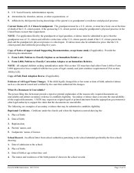 Instructions for USCIS Form N-600K Application for Citizenship and Issuance of Certificate Under Section 322, Page 11
