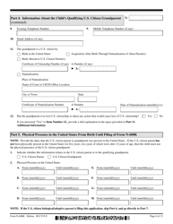 USCIS Form N-600K Application for Citizenship and Issuance of Certificate Under Section 322, Page 6