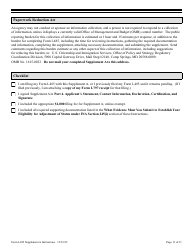Instructions for USCIS Form I-485 Supplement A Adjustment of Status Under Section 245(I), Page 11