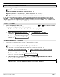 USCIS Form I-356 Request for Cancellation of Public Charge Bond, Page 5