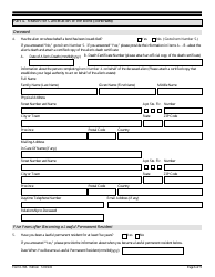 USCIS Form I-356 Request for Cancellation of Public Charge Bond, Page 6