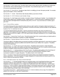 Instructions for USCIS Form I-910 Application for Civil Surgeon Designation, Page 5
