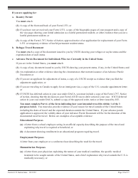 Instructions for USCIS Form I-131 Application for Travel Document, Page 10