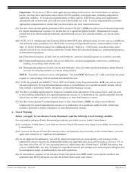 Instructions for USCIS Form I-131 Application for Travel Document, Page 5