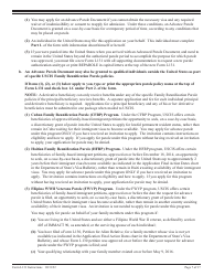 Instructions for USCIS Form I-131 Application for Travel Document, Page 7