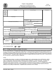 USCIS Form I-945 Public Charge Bond