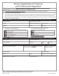 Form IL486-1717 Complaint Form - Illinois
