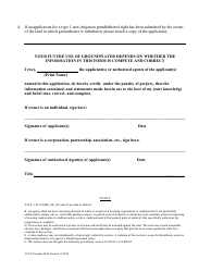 Form 45-476 Application for Notice of Type 2 Non-irrigation Grandfathered Right in an Active Management Area Pursuant to a.r.s. 45-476 - Douglas Ama - Arizona, Page 3
