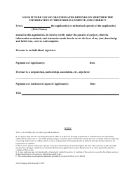 Form 45-476 Application for Notice of Type 1 Non-irrigation Grandfathered Right in an Active Management Area Pursuant to a.r.s. 45-476 - Douglas Ama - Arizona, Page 4