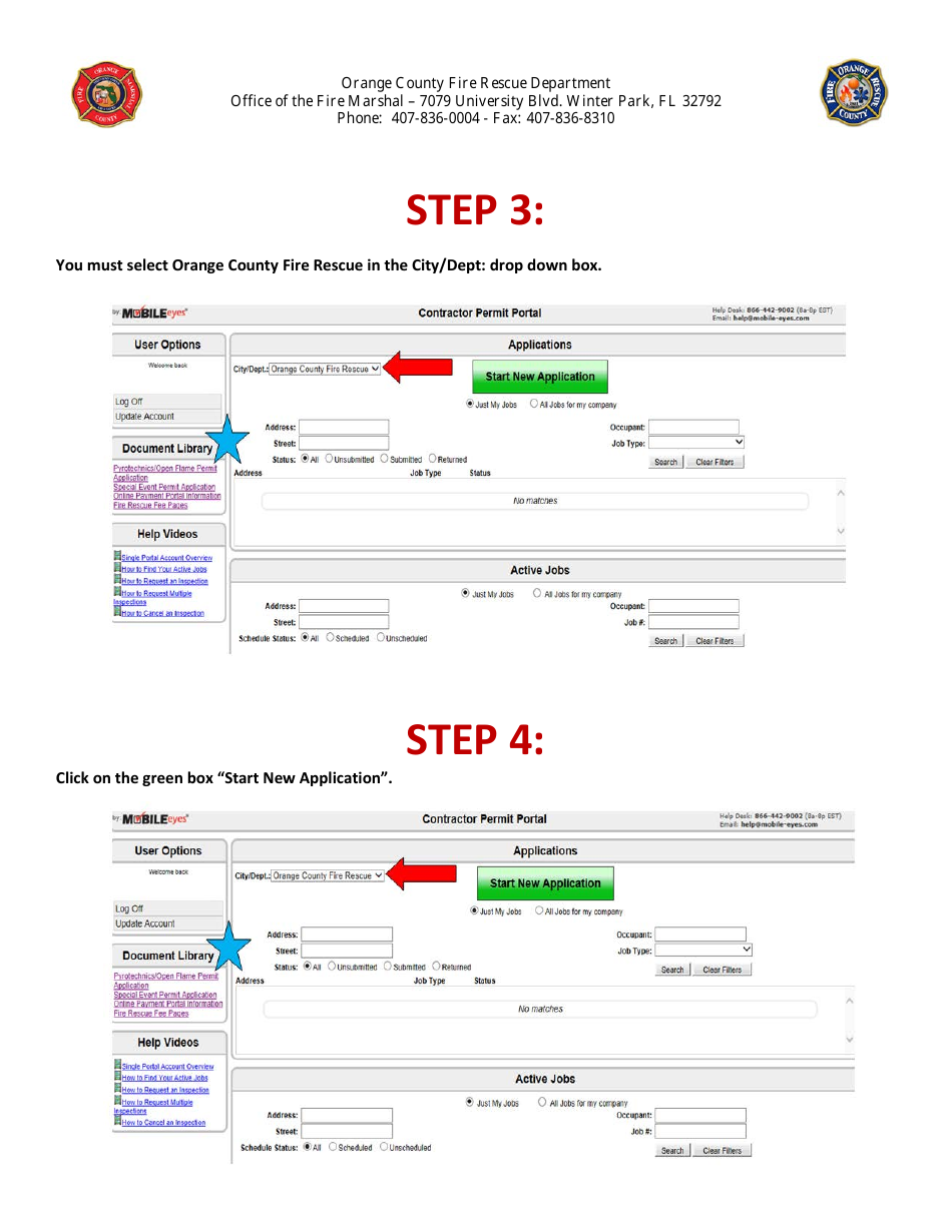 Permit Application for Trade Shows  Conventions - Orange County, Florida, Page 2