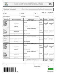 Form 51-101 Life Insurance Beneficiary Form - Orange County, Florida, Page 4