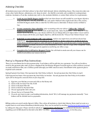 &quot;Post 9/11 Gi Bill Checklist Form&quot;, Page 2