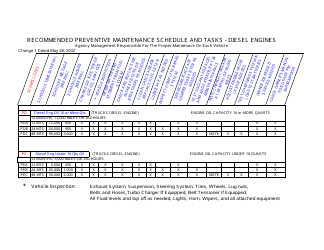 &quot;Vehicle Maintenance Schedule and Tasks Template&quot;, Page 2